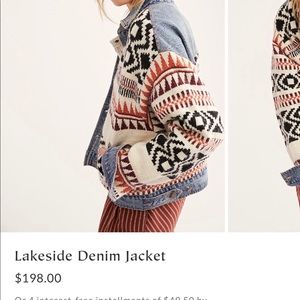 Free people denim jacket